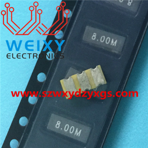 8M Vulnerable crystal for automobiles ECU