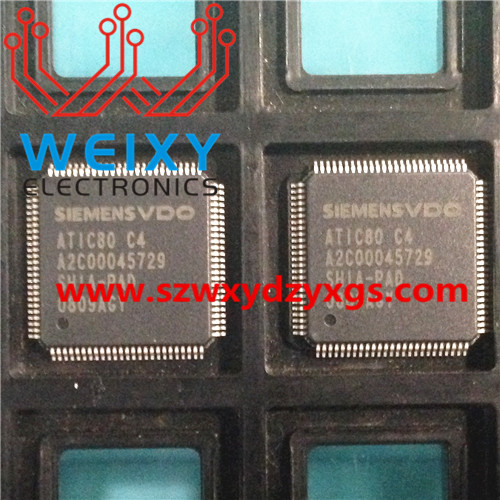 ATIC80 C4 A2C00045729  Commonly used vulnerable driver chip for automotive ECU