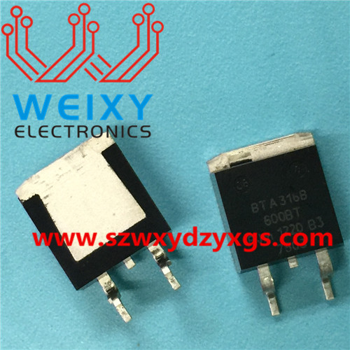 BTA316B-600BT Commonly used vulnerable driver chip for automotive ECU