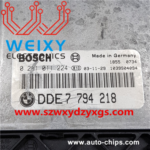 BMW E60 DME DDE7794218  0281011224 Repair kit