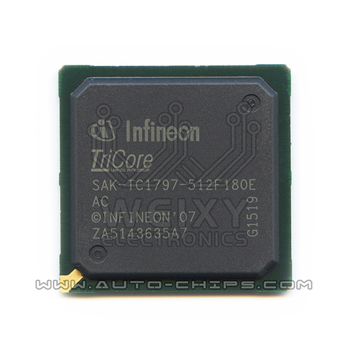 SAK-TC1797-512F180E AC   commonly used vulnerable MCU storage chip for Mercedes-Benz and BMW ECU