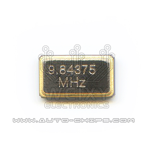 9.84375MHz crystal oscillator for automotives key