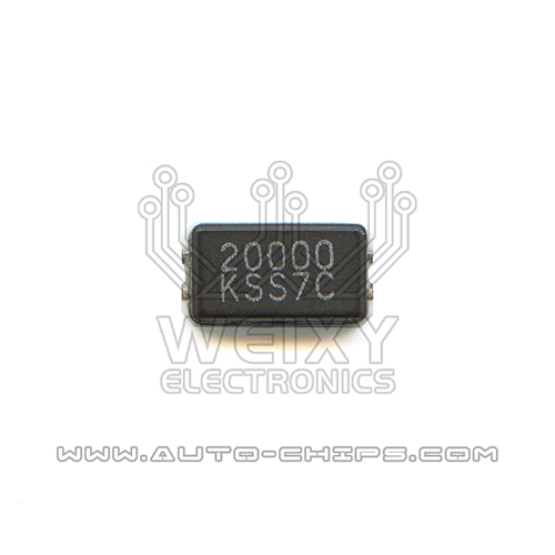 20000 MHz crystal oscillator for Automotives