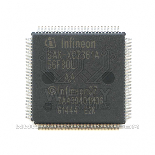 SAK-XC2361A-56F80L commonly used MCU chip for Automotive airbag control unit