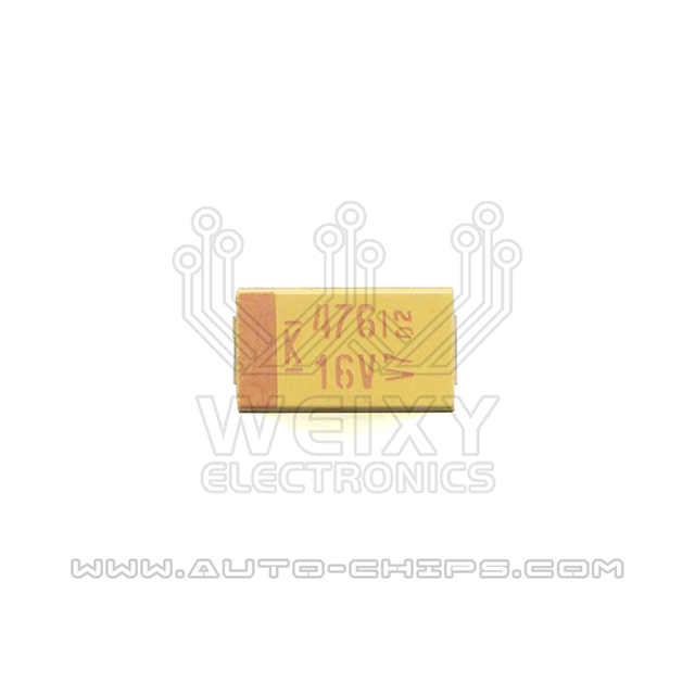 476 16V  Vulnerable BILE capacitor for CRDI EDC7 computer