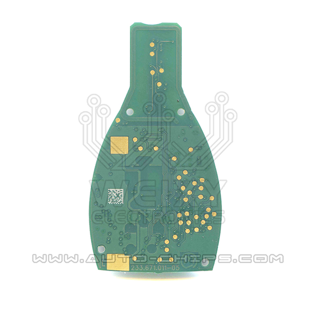 Mercedes-Benz full smart key PCB for repair keys