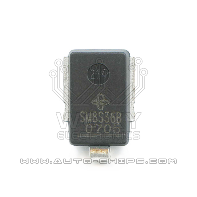 SM8S36B  commonly used vulnerable transient suppression diode for Automotive ECU