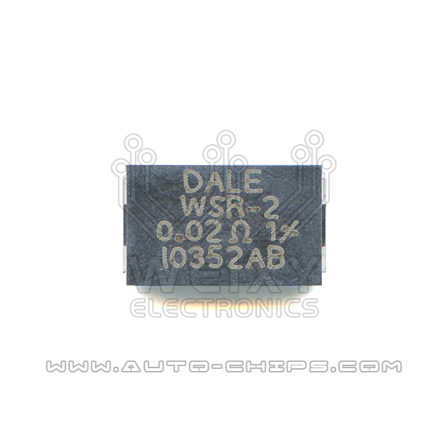 DALE WSR-2 0.02R Resistor use for automotives ECU