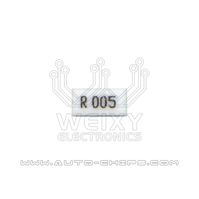 R005 resistor use for automotives
