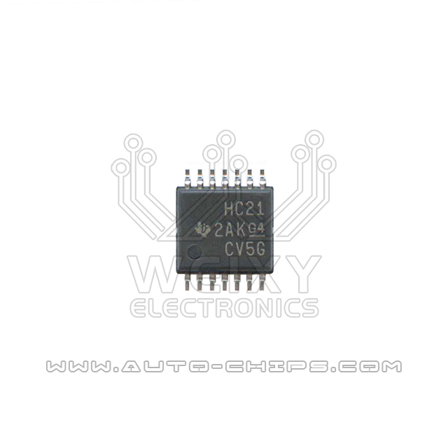 HC21  commonly used vulnerable chip for automobiles
