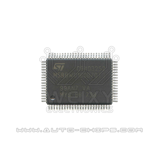 M58BW016DB70T3   commonly used flash chip for car and truck ECU