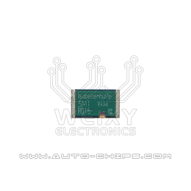 SMT R015   commonly used vulnerable high precision resistors for EDC7 ECU