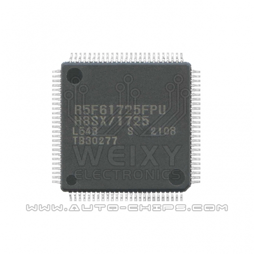 R5F61725FPU commonly used MCU chip for Toyota airbag control unit