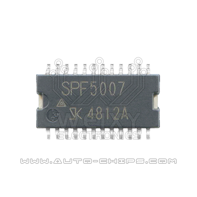 SPF5007  commonly used vulnerable chip for automobiles