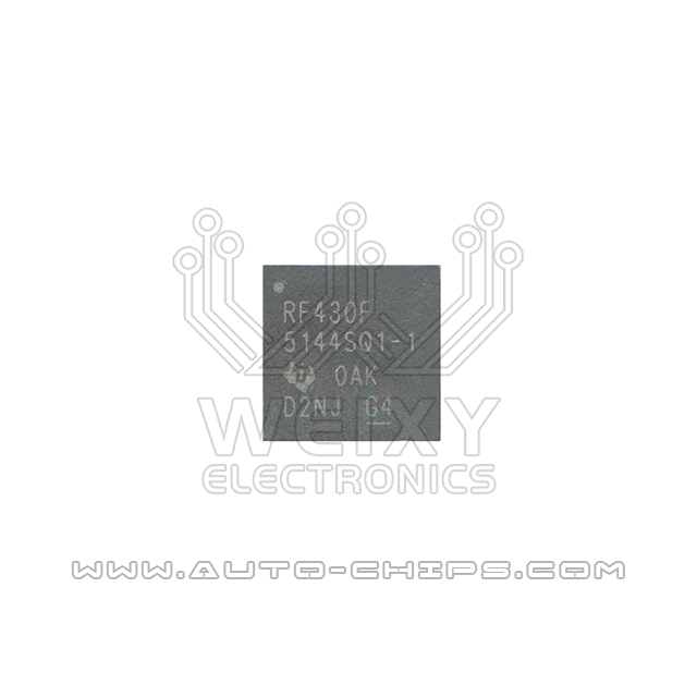 RF430F chip use for automotives