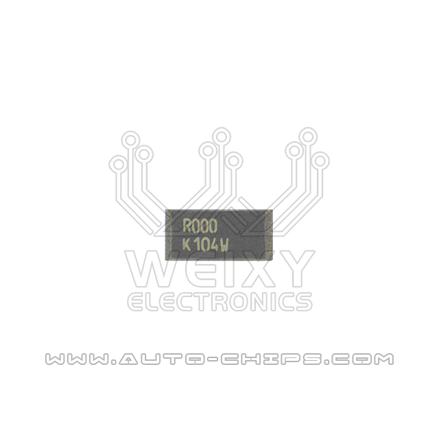 R000 resistor use for automotives ECU
