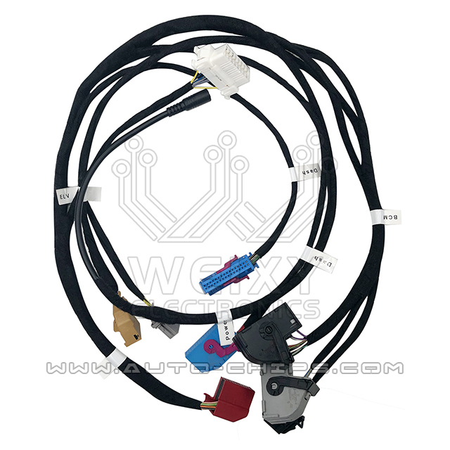 Test platform cable for new Porsche dashboard EIS ELV gateway BCM