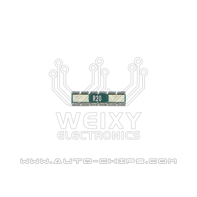 R20 resistor use for automotives