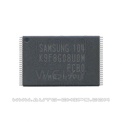 K9F8G08U0M-PCB0 chip use for automotives radio