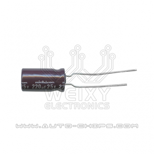 220UF 25V 105° capacitor use for automotives