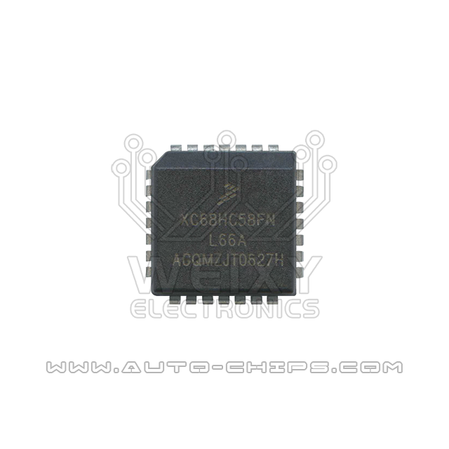 XC68HC58FN L66A  Vulnerable driver IC for automotive ECU