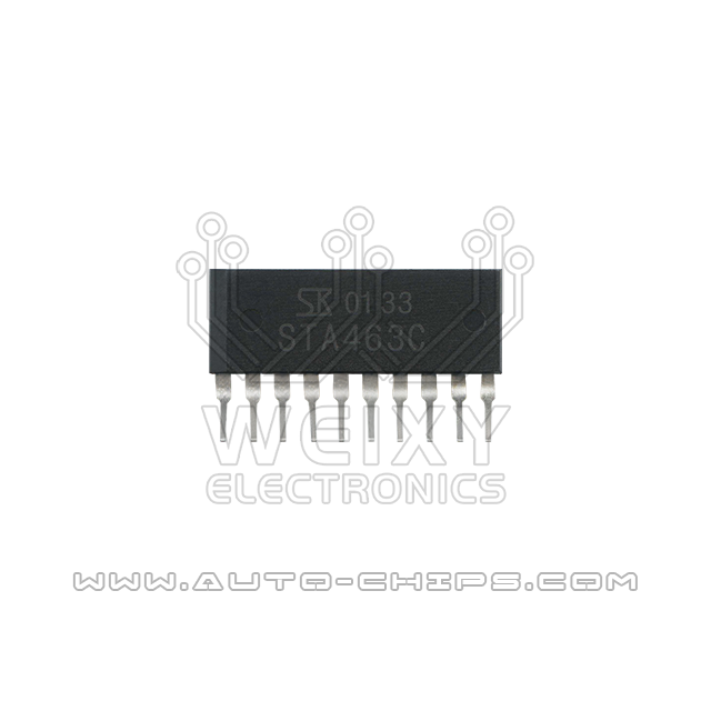 STA463C  commonly used vulnerable driver chip for ECU