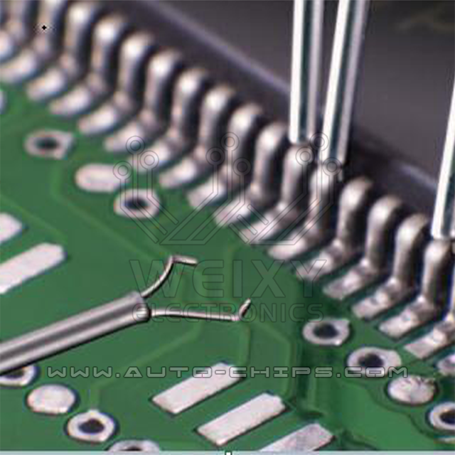 Universal test clip socket adapter for chips - Type 2