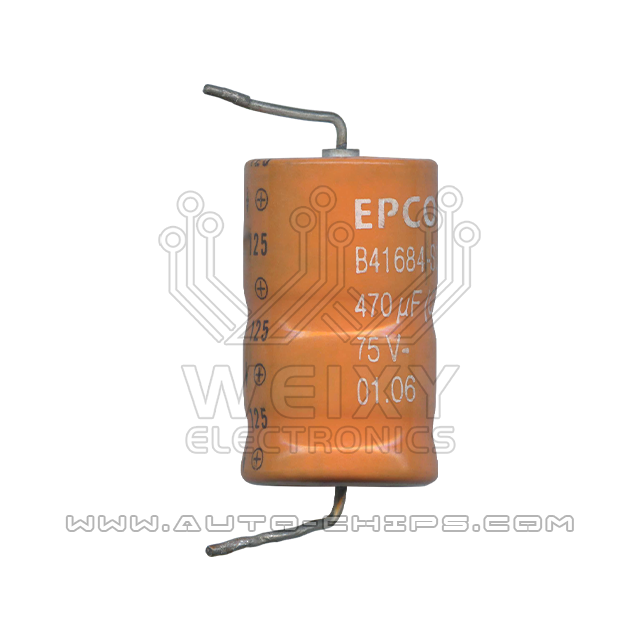 EPCOS SIK0REL 470uf 75V B41684-S0477-Q1 capacitor use for automotives ECU