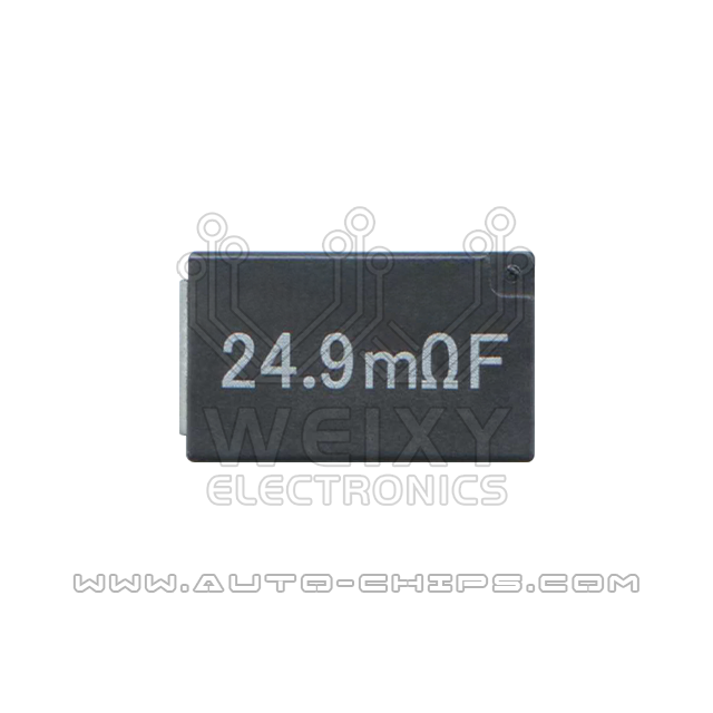 24.9mRF 24.9mΩF resistor use for automotives ECU