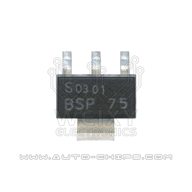 BSP75N  Commonly used vulnerable driver chip for automotive ECU