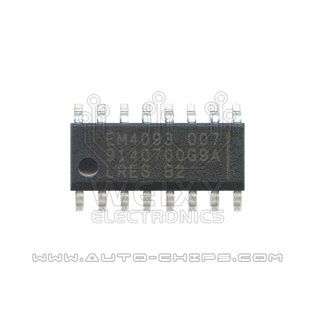EM4093 007 chip use for Automotives