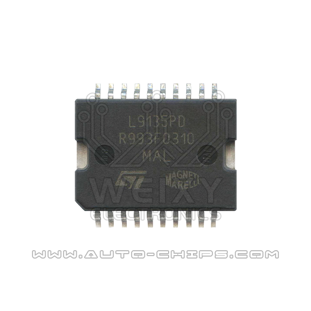 L9135PD   Commonly used vulnerable driver chip for Fiat ECU