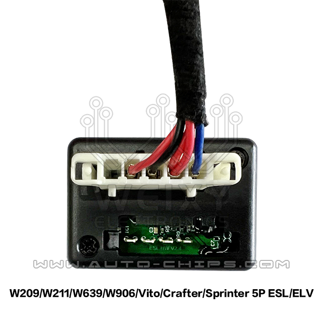 Universal steering lock emulator for Mercedes-Benz W169 W245 W202 W208 W210 W203  W209 W211 W639 W906 Vito Crafter Sprinter - Plug and Play