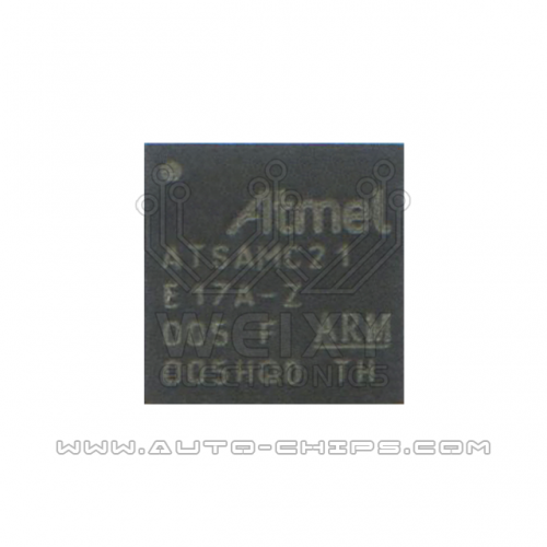 ATSAMC21E17A-Z chip use for automotives