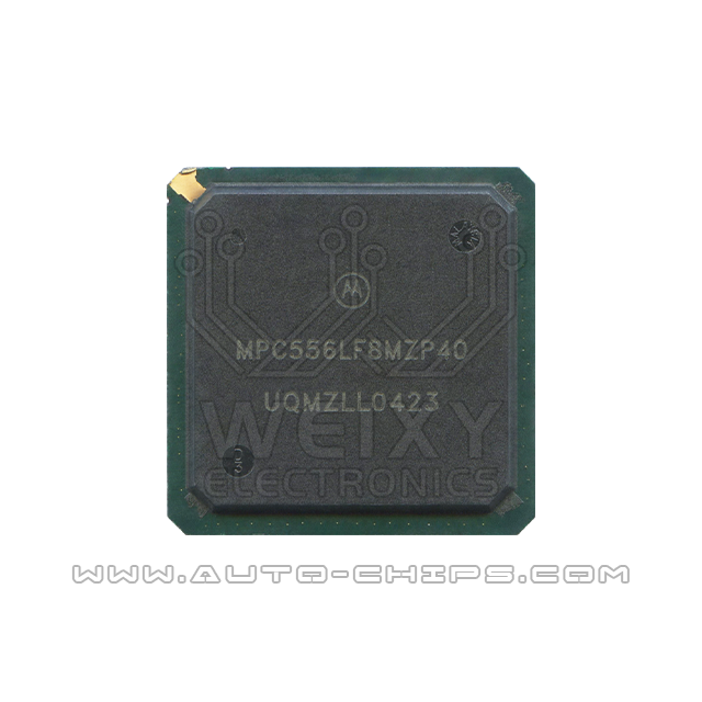 MPC556LF8MZP40  commonly used vulnerable MCU chip for Bosch ECU