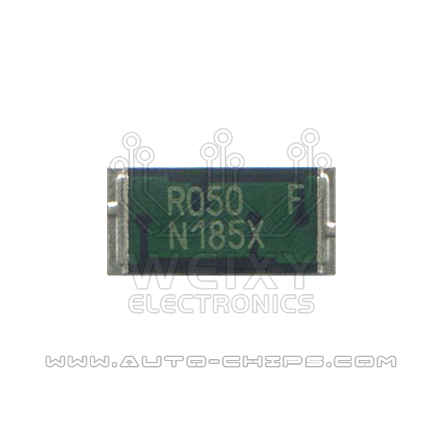 SMS R050  commonly used vulnerable high precision resistors for BMW N55 ECU