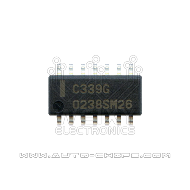 C339G commonly used vulnerable chip for automobiles