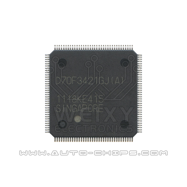 D70F3421GJ(A) MCU chip use for automotives dashboard
