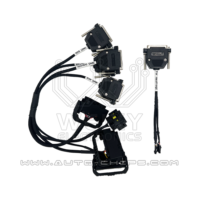 BMW N13 N20 N55 B38 MSV90 DME test platform cable work with HexProg2 Hexprog II