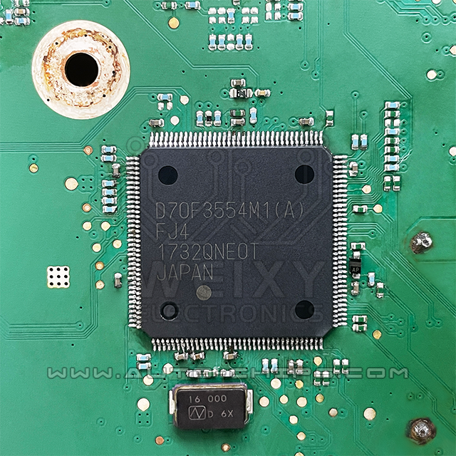 Repair clip adapter for Land Rover Jaguar AUH ACM head unit V850 D70F3554M1(A) MCU wrok with VVDI PROG